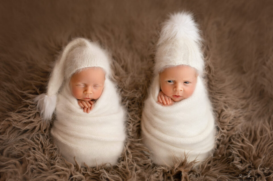 Sesja noworodkowa bliźniaków – Skawina