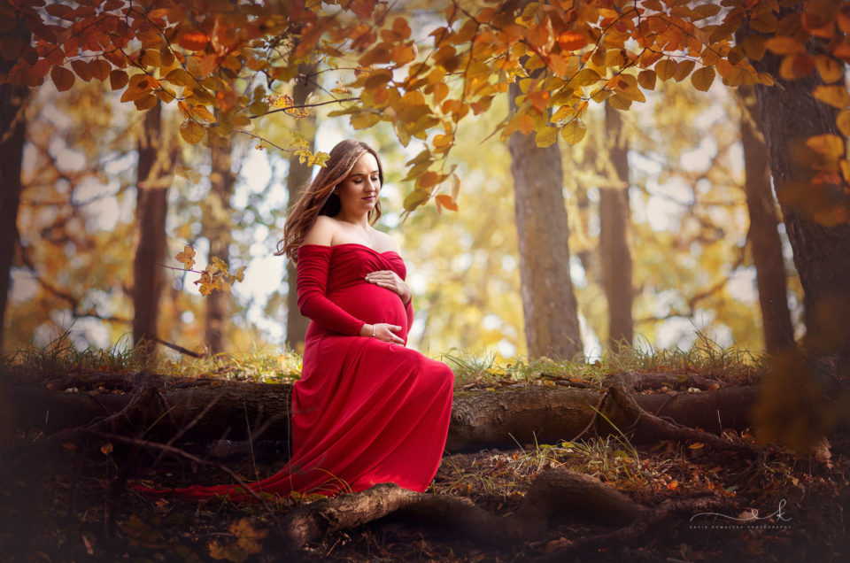Jesienna sesja ciążowa