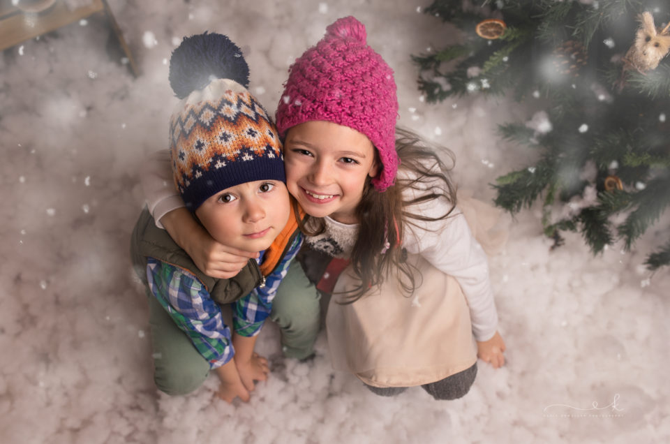Świąteczna mini sesja – Hania i Henio