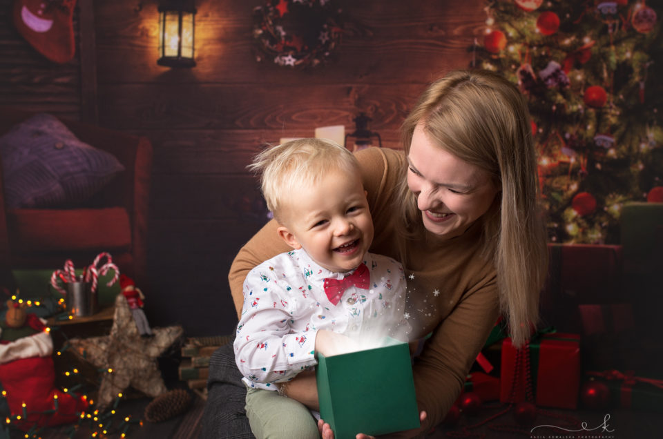 Świąteczna mini sesja Jasia
