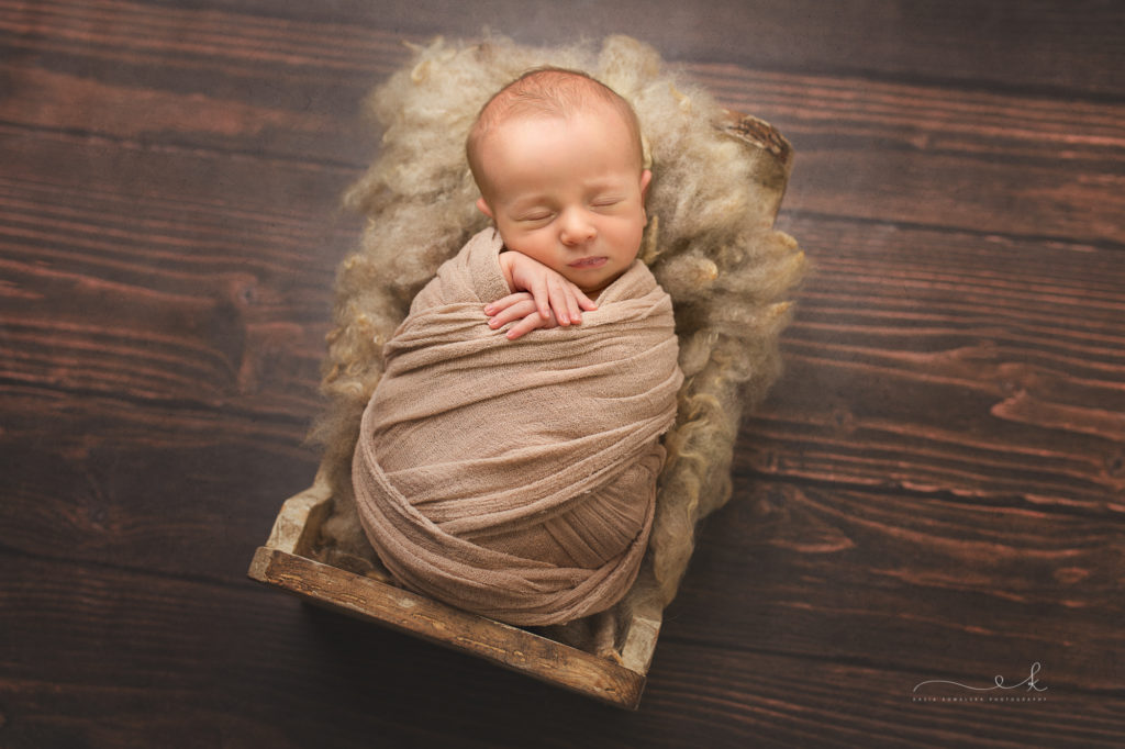 Mikołaj-sesja noworodkowa w Krakowie