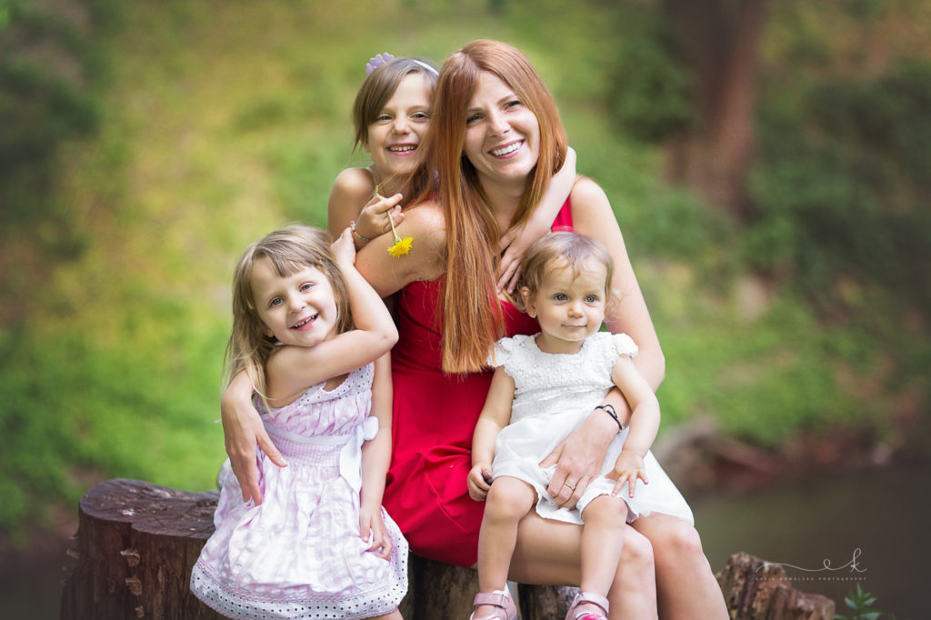 sesja plenerowa na dzień mamy