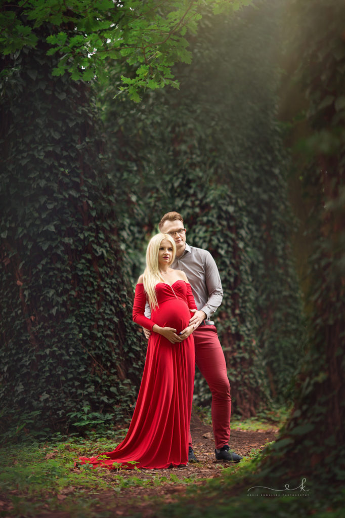 romantyczna sesja ciążowa