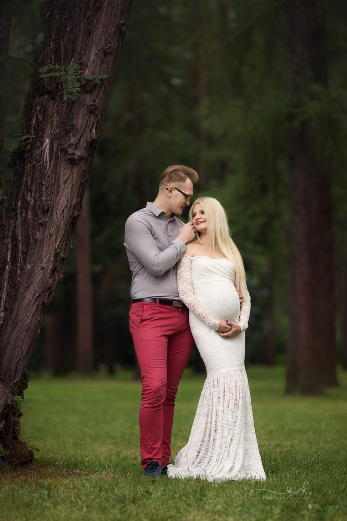 romantyczna sesja ciążowa