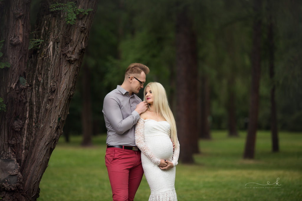 romantyczna sesja ciążowa