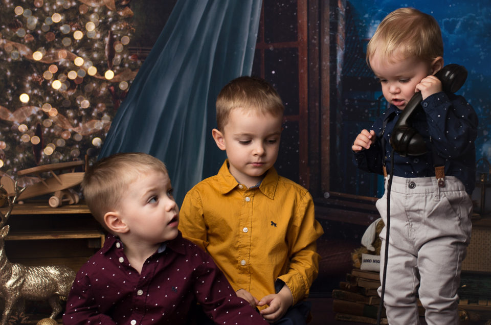 Trzej muszkieterowie na mini sesji