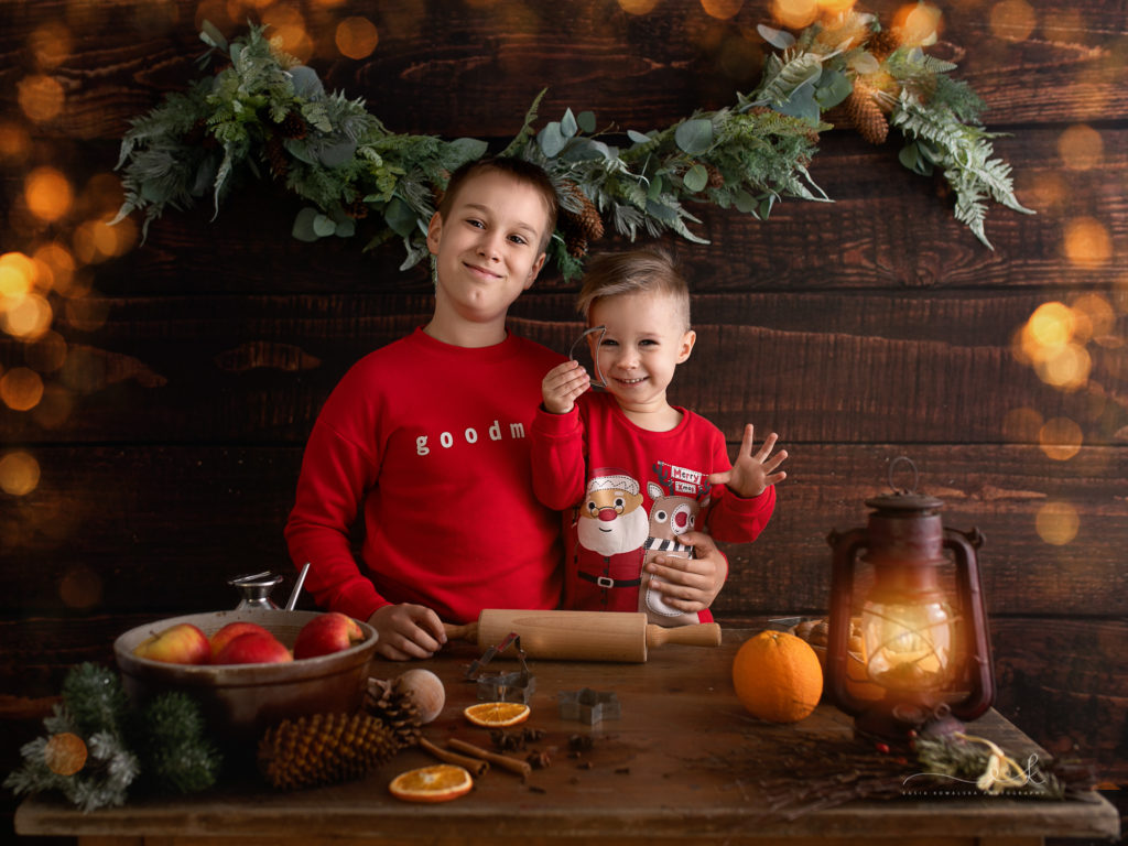 mini sesja swiateczna w tyncu
