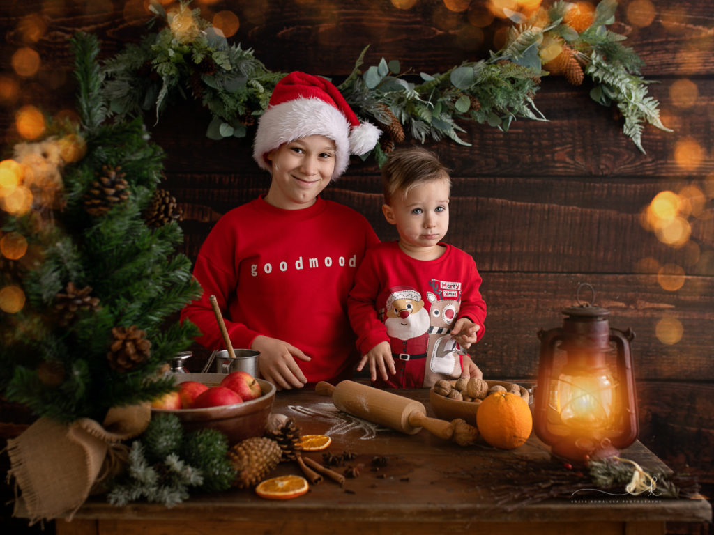 mini sesja swiateczna w tyncu