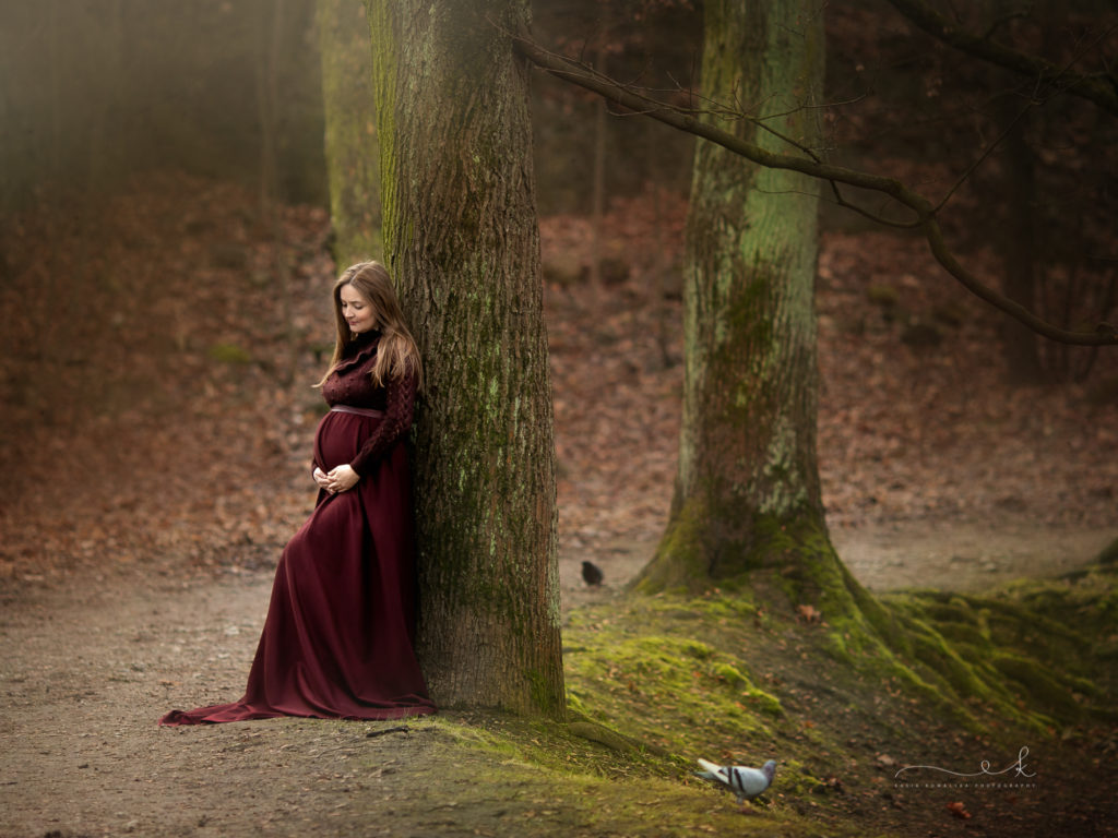 plenerowa sesja brzuszkowa