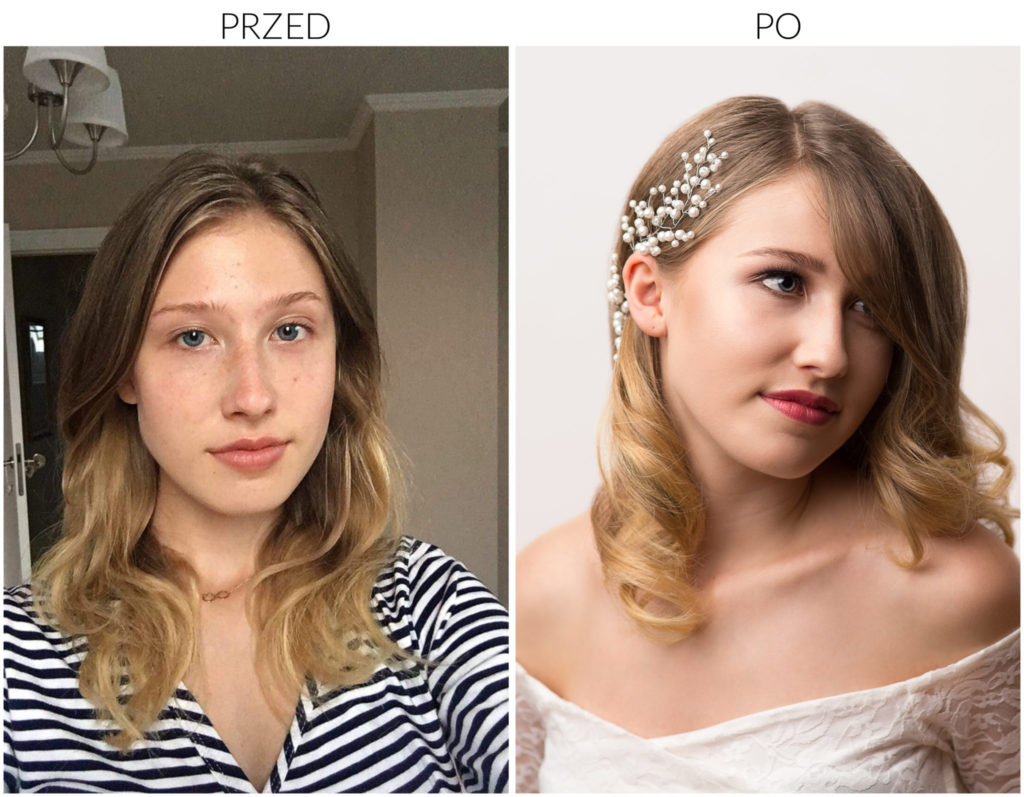 sesja kobieca z metamorfozą