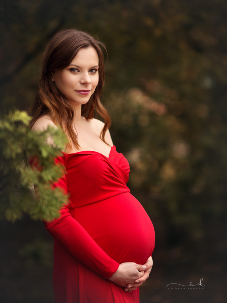 wiosenna mini sesja ciążowa