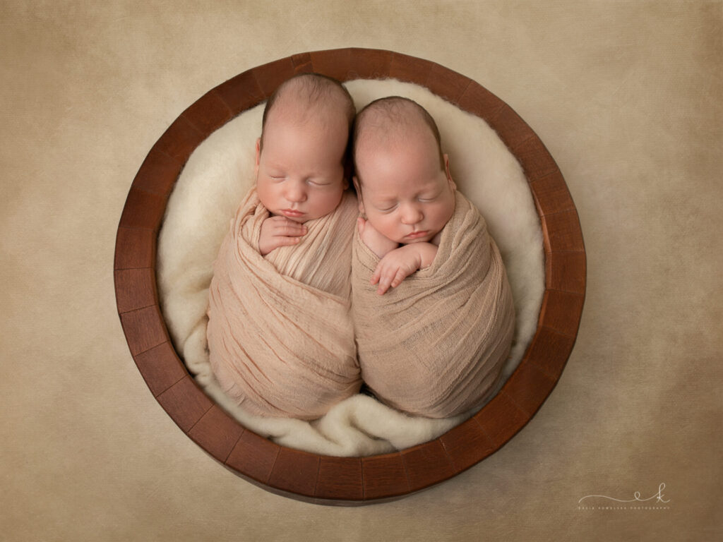 sesja noworodkowa bliźniaków