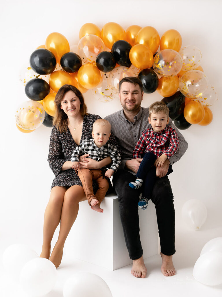 Rodzinna sesja urodzinowa