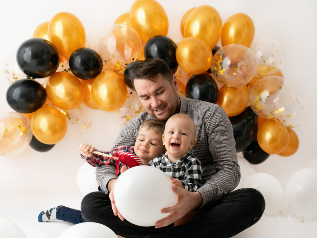 Rodzinna sesja urodzinowa