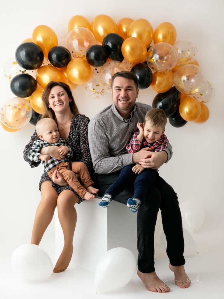 Rodzinna sesja urodzinowa