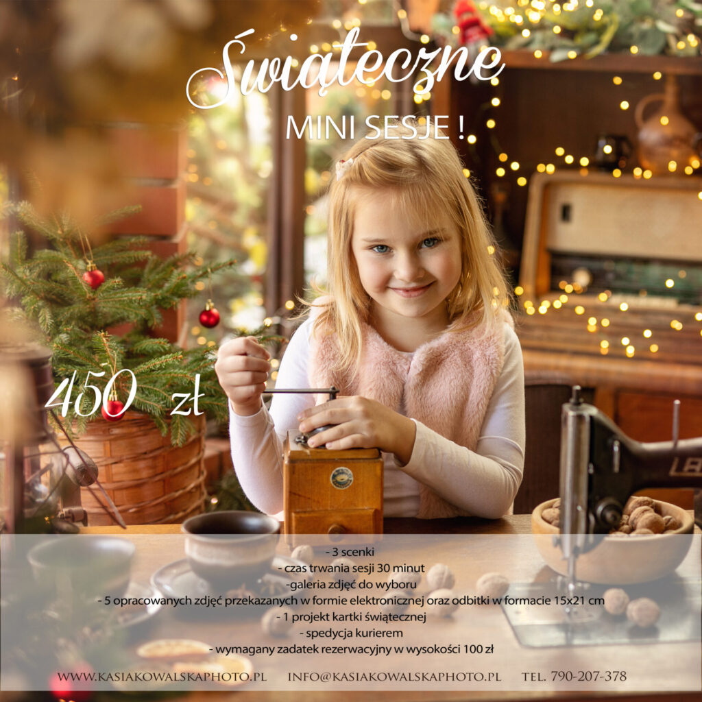 mini sesje świąteczne 2022