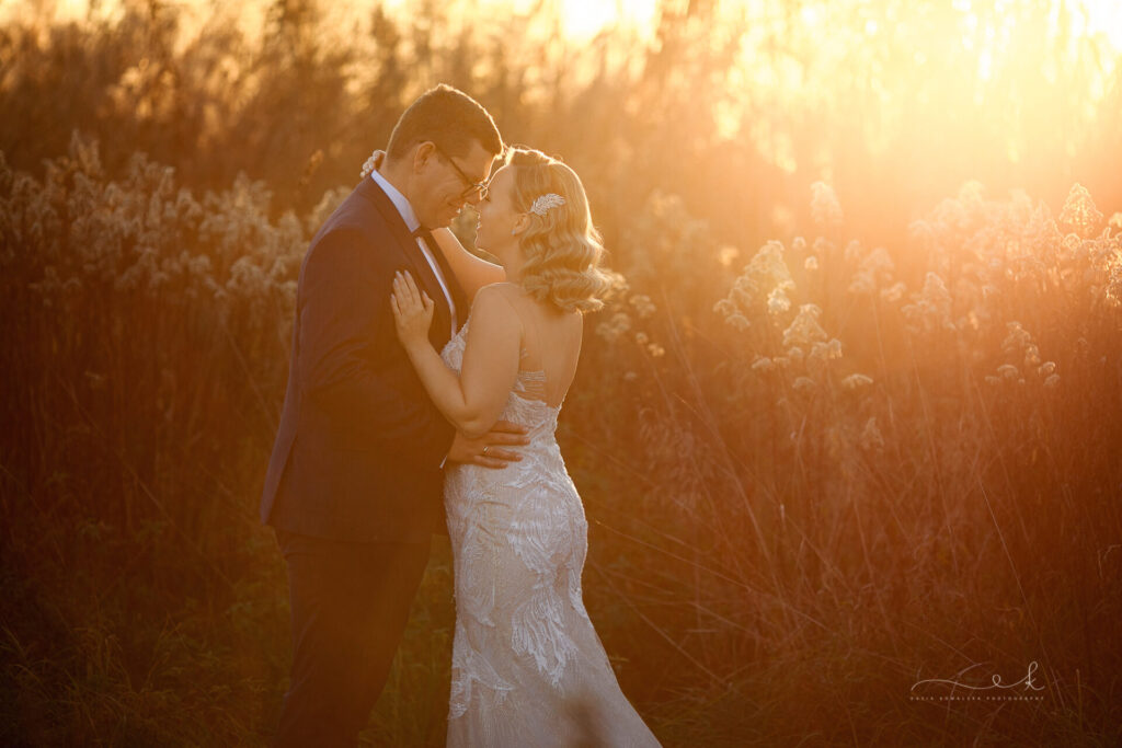 jesienny plener ślubny