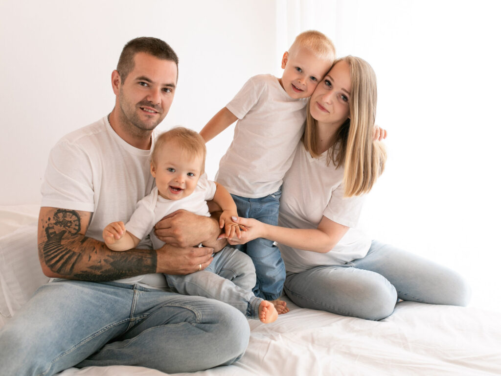 sesja rodzinna z okazji urodzin