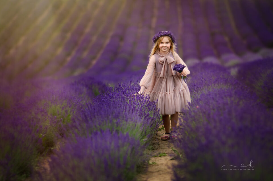 Rodzinna sesja w lawendzie