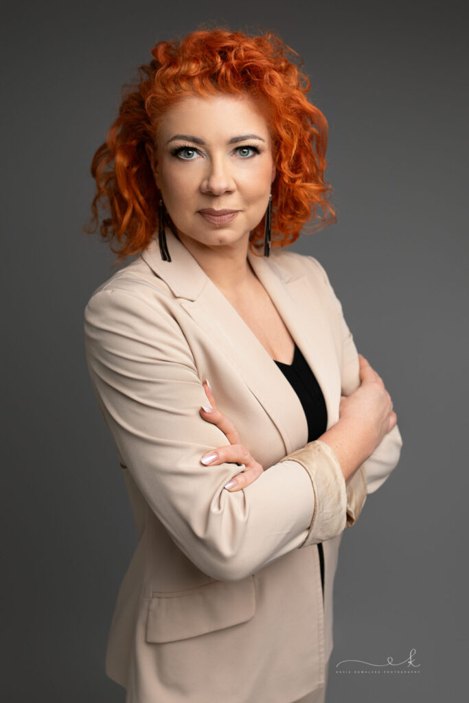 Kobieca sesja biznesowa