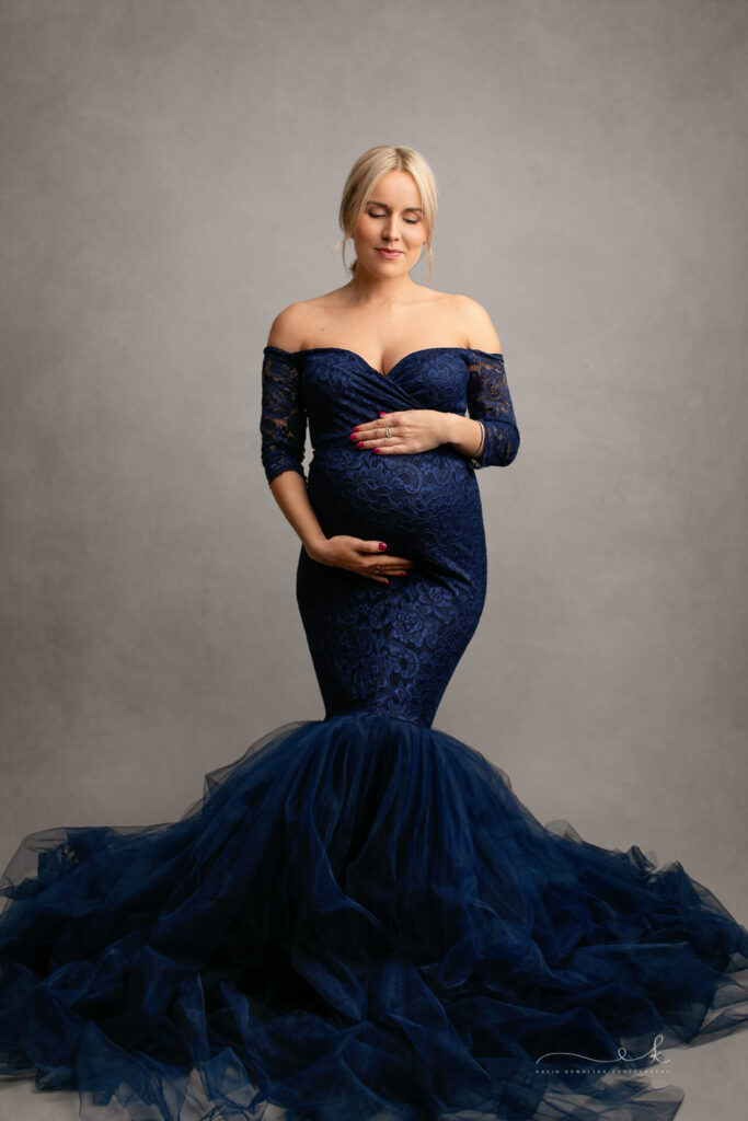 Sesja ciążowa na tarasie