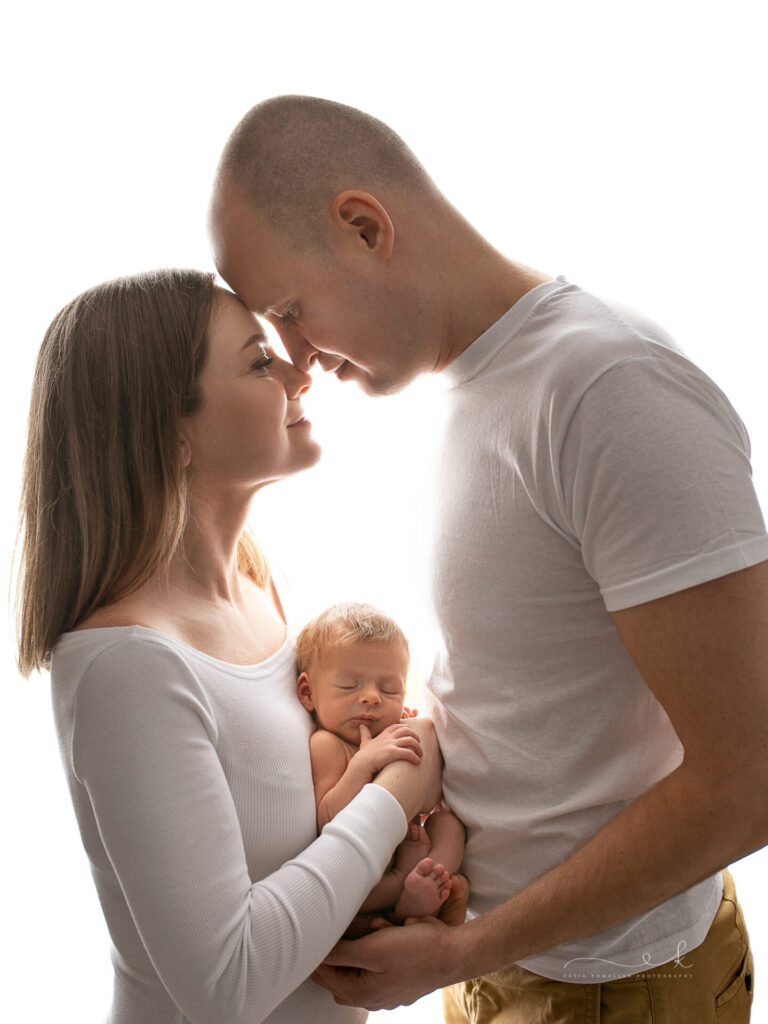 Minimalistyczna sesja noworodkowa Kraków