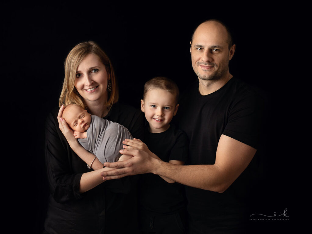 Minimalistyczna sesja noworodkowa w Krakowie