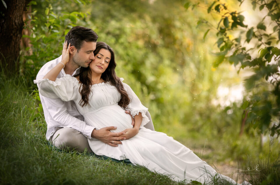 Plenerowa sesja ciążowa – Kraków, Skawina