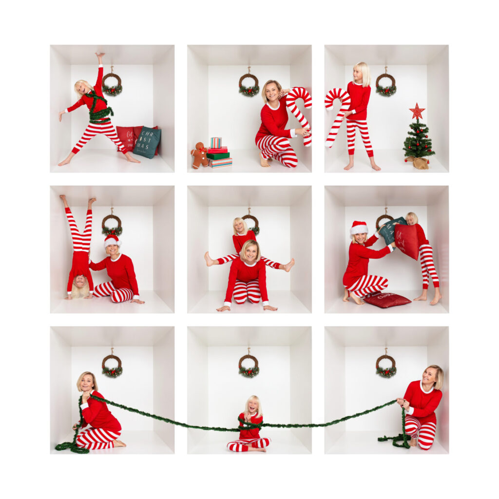 Sesja świąteczna w pudle