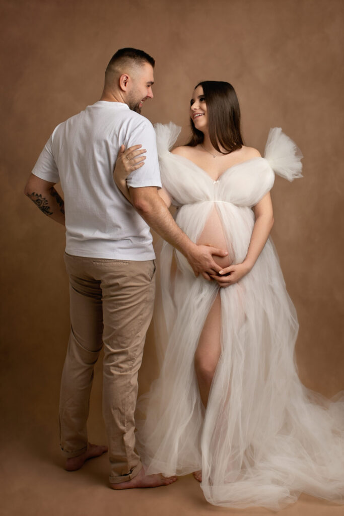 sesja ciązowa Kraków studio para